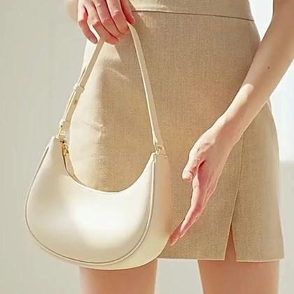 Imagem de Bolsa Canoa Tote Feminina De Ombro E De Mão Meia Lua Baguette Elegante 