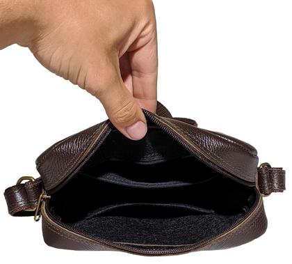 Imagem de Bolsa Capanga Masculina Necessaire Transversal Em Couro