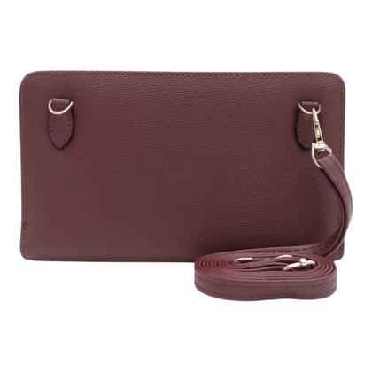 Imagem de Bolsa Carteira Feminina Alça Transversal Tiracolo Luxo Fivela Dourada Chaveiro Borla Moda Tendência Presente Varios Bolsos Lucky Girl