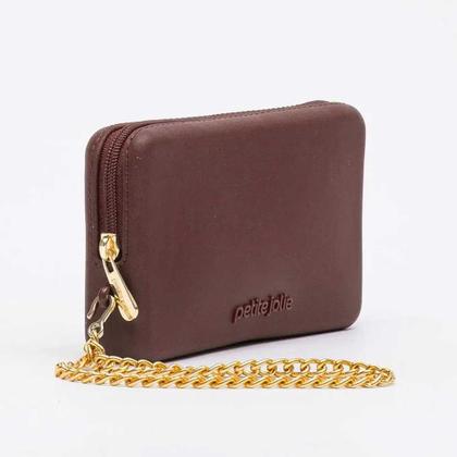 Imagem de Bolsa Carteira Feminina Parker Brown Petite Jolie PJ20300