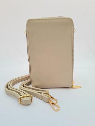 Imagem de Bolsa Carteira Feminina Transversal Alça Tiracolo Luxo Cluth Festa com Porta Cartão e Celular 3 Divisórias Bella Paulla