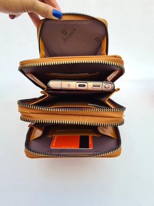 Imagem de Bolsa Carteira Feminina Transversal Alça Tiracolo Luxo Cluth Festa com Porta Cartão e Celular 3 Divisórias Bella Paulla