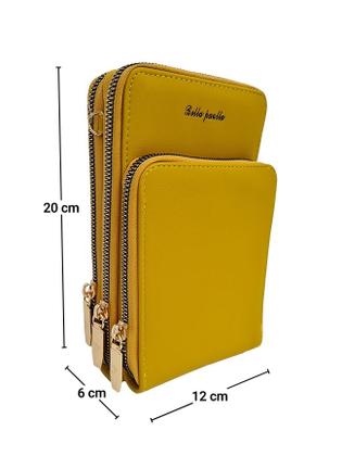 Imagem de Bolsa Carteira Feminina Transversal Alça Tiracolo Luxo Cluth Festa com Porta Cartão e Celular 3 Divisórias Bella Paulla