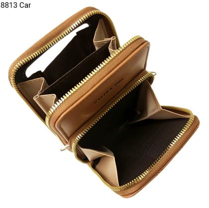 Imagem de Bolsa Carteira Feminina Transversal Porta Celular com Divisões 8813