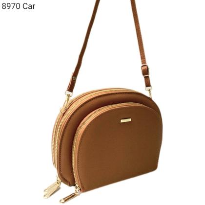 Imagem de Bolsa Carteira Feminina Transversal Porta Celular com Divisões 8970