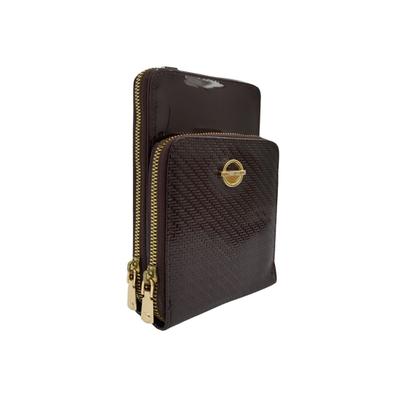Imagem de Bolsa Carteira feminina transversal verniz alça tiracolo com porta cartão e celular