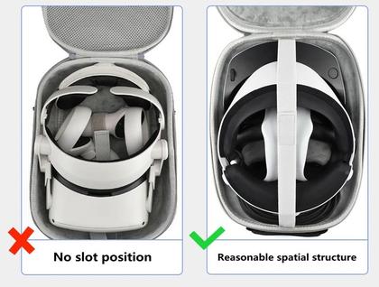 Imagem de Bolsa Case Estojo De Viagem Para Playstation Vr2 Psvr2 Cinza