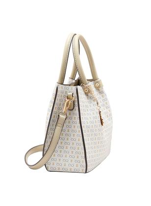 Imagem de Bolsa Chenson Alça de Mão Feminina Original Monograma Baby Urso Nude