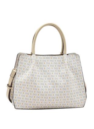 Imagem de Bolsa Chenson Alça de Mão Feminina Original Monograma Baby Urso Nude