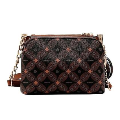 Imagem de Bolsa Chenson Compacta Transversal 3485382 Com 3 Compartimentos Zíper E Chaveiro Espelho