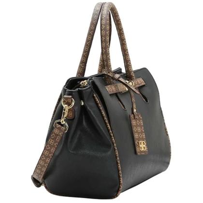 Imagem de Bolsa Chenson Detalhe Monograma Feminina 3485540 Cor:Preto