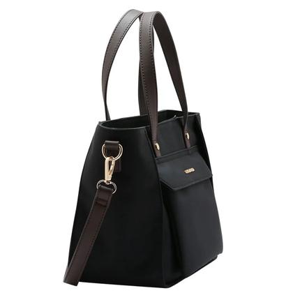 Imagem de Bolsa Chenson Feminina Mão e Transversal Microfibra 3185115 Cor:Preto