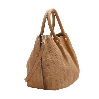 Imagem de Bolsa Chenson Grande Feminina Tressê Elegance 3485275 Cor:Marrom