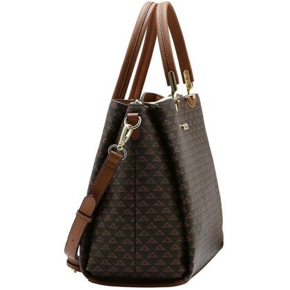 Imagem de Bolsa Chenson Moderna Elegância Geométrica Feminina 3485623 Cor:Café