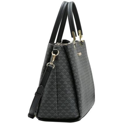 Imagem de Bolsa Chenson Moderna Elegância Geométrica Feminina 3485623 Cor:Preto