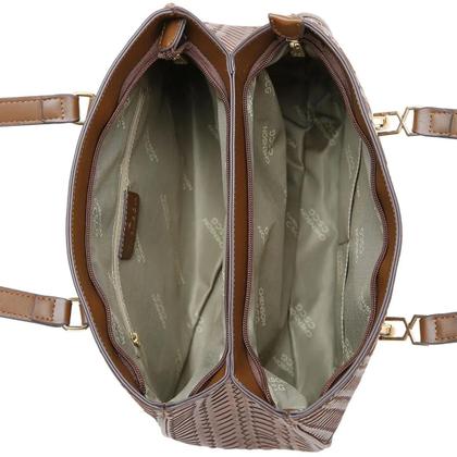 Imagem de Bolsa Chenson Tote Hobo Trama Western Feminina 3485647 Cor:Preto