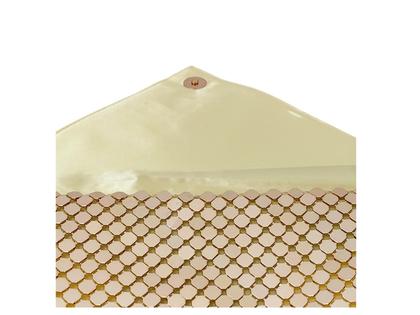 Imagem de Bolsa Clutch Carteira Envelope Mão Metal Baladas Casamentos