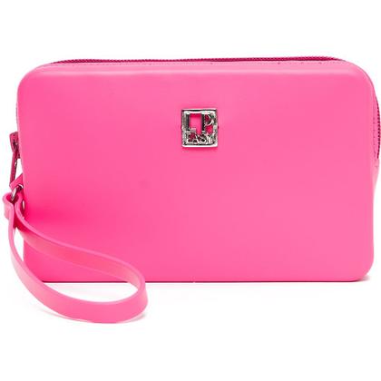 Imagem de Bolsa Clutch Easy Lança Perfume Logo In24 Rosa Feminino