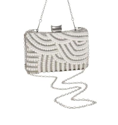 Imagem de Bolsa Clutch Pequena Pérolas Festa Casamentos Baladas