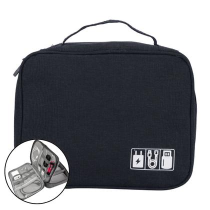 Imagem de Bolsa com compartimentos - organizador de cabos e acessorios