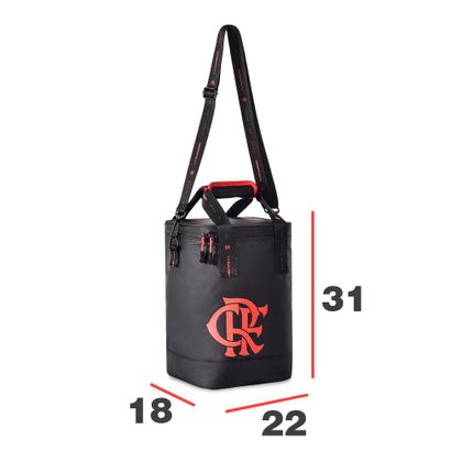 Imagem de Bolsa Cooler Flamengo 2025 Alça Tranversal Portátil Térmica