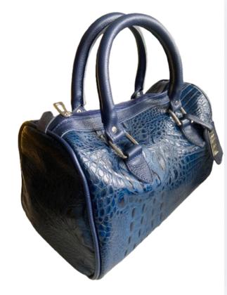 Imagem de Bolsa Couro Legítimo Feminina Baú