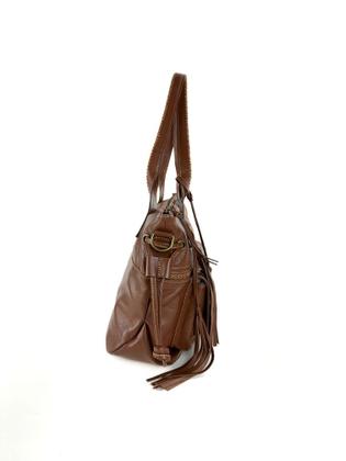 Imagem de Bolsa Couro Tressê - Marrom