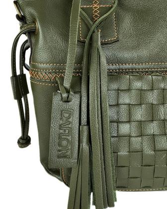 Imagem de Bolsa Couro Tressê - Verde