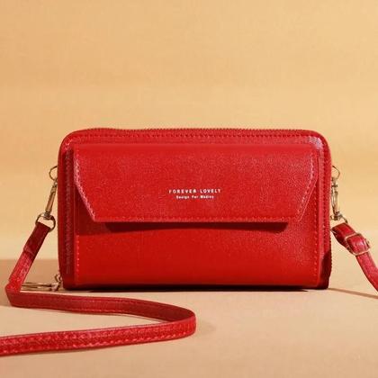 Imagem de Bolsa Crossbody Feminina Pequena - Dupla Camada, para Celular - Verão 2023