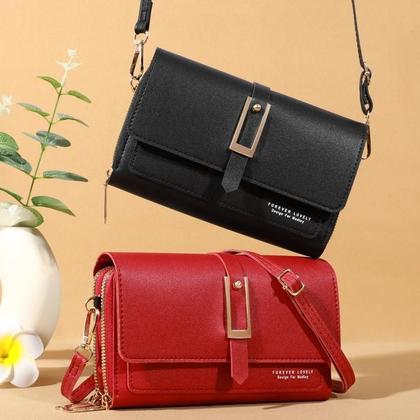 Imagem de Bolsa Crossbody Feminina Pequena Roulens - Porta Celular, Carteira e Cartões