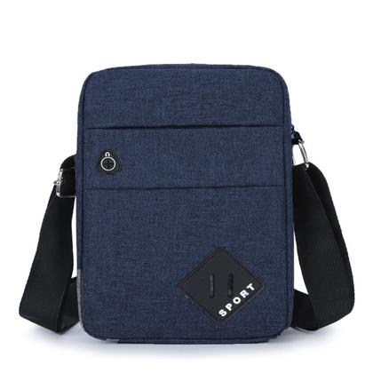 Imagem de Bolsa Crossbody Pequena Azul Porta Celular Carteira 