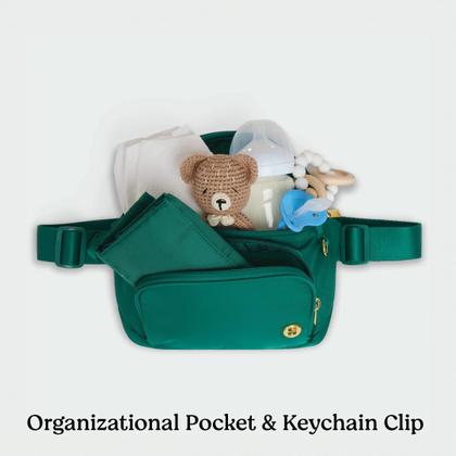 Imagem de Bolsa cruzada para pañales Huggies de nylon resistente al agua y duradera