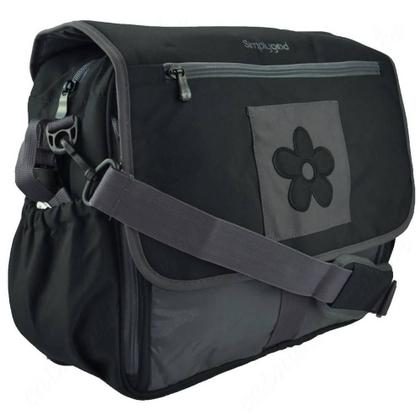 Imagem de Bolsa Daisy Diaper - Black Gray.Simplygood