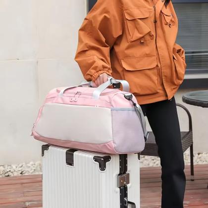 Imagem de Bolsa De Academia ou viagem Portátil Leve De Grande Capacida