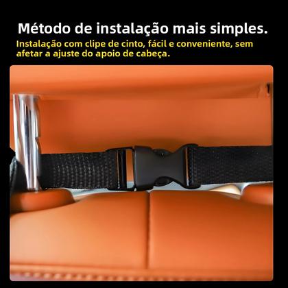 Imagem de Bolsa de Armazenamento Multifuncional de Couro para Carro - Compatível com a Maioria dos Modelos