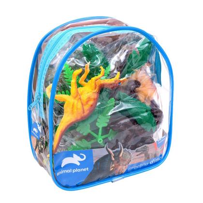 Imagem de Bolsa de Bichinhos Mochila Infantil com Animais e Dinossauros Animal Planet