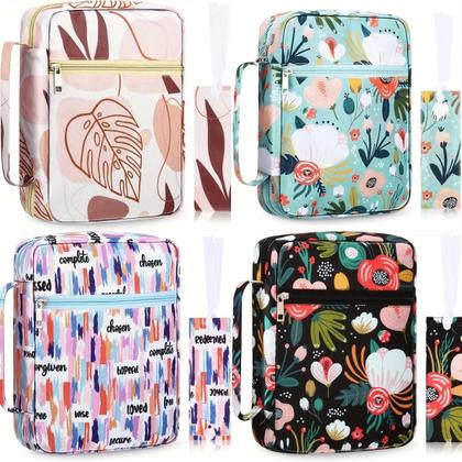 Imagem de Bolsa De Capa Para Bíblia Feminina Com Marcadores De Página, Estojo Portátil Para Meninas, Presente