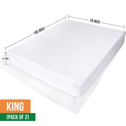 Imagem de Bolsa de colchão Utopia Home King Size Moving, pacote com 2, 4 milhões de plástico