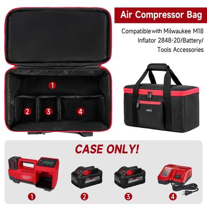 Imagem de Bolsa de compressor de ar para inflador Milwaukee M18 2848-20/2771-20