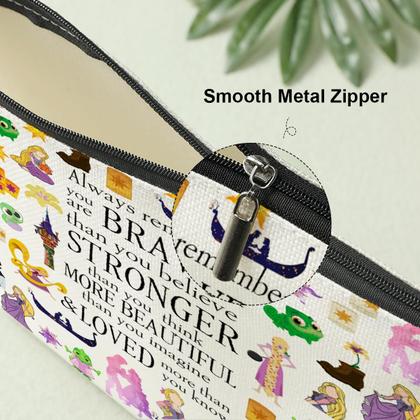 Imagem de Bolsa de cosméticos Decohim Magical Princess 25x18 cm Algodão