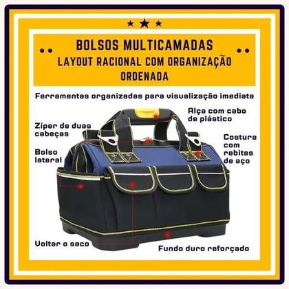 Imagem de Bolsa De Ferramentas 13 Tamanho P Lona Reforçada Resistente