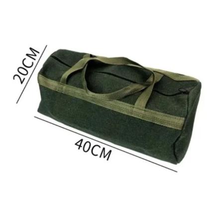Imagem de Bolsa de Ferramentas em lona de caminhão grossa resistente Tamanho M 40x20 VERDE