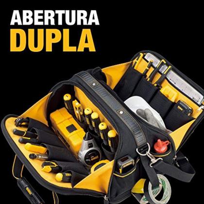 Bolsa de Ferramentas Multitak 37 bolsos C/ Alça de Ombro Ajustável