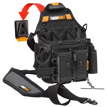 Imagem de Bolsa De Ferramentas Para Eletricista De Grande Capacidade TOUGHBUILT TB-CT-114 Com 21 Bolsos E Alça