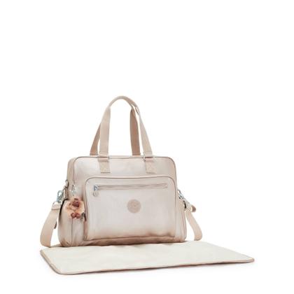 Imagem de Bolsa de fraldas KIPLING Alanna Metallic Nylon 39x30x17cm