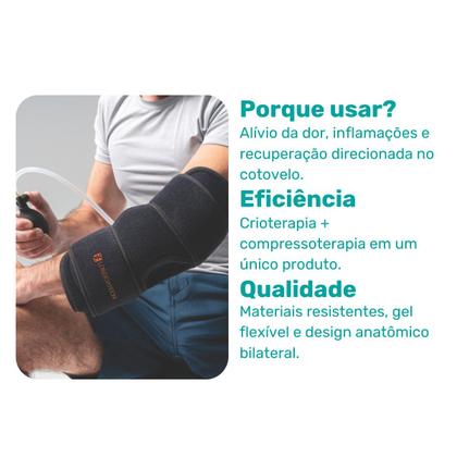 Imagem de Bolsa de Gelo com Compressão para Cotovelo Longevitech