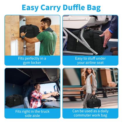 Imagem de Bolsa de Ginástica Apenze Small Carry On - 14 Polegadas - Preta