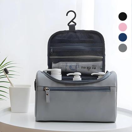 Imagem de Bolsa de Higiene de Viagem Suspensa à Prova d'Água - Unissex com Gancho