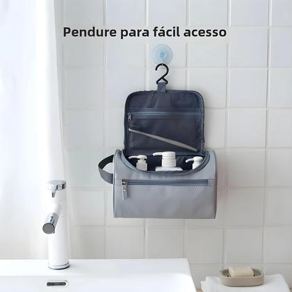 Imagem de Bolsa de Higiene de Viagem Suspensa à Prova d'Água - Unissex com Gancho
