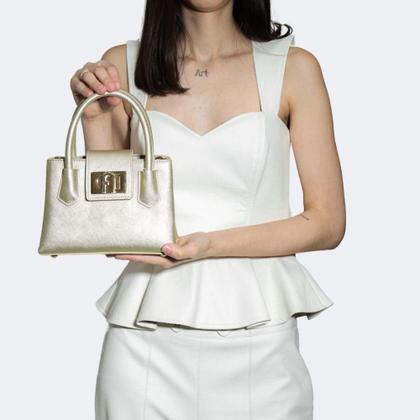 Imagem de Bolsa de Mão em Saffiano Stefani Bauarte